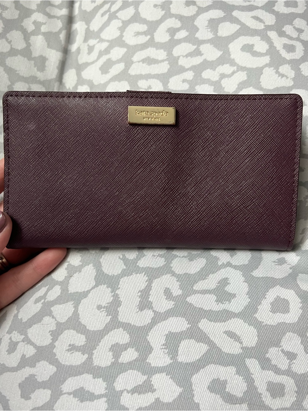 Kate Spade Mulled Wine Stacy Wallet